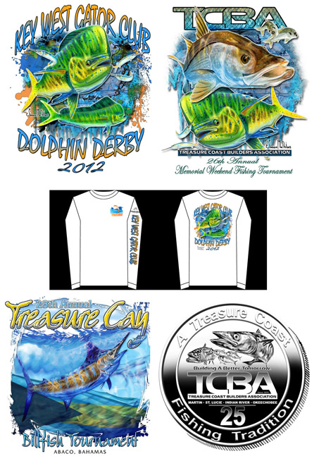 Key West Fishing Tournament T-Shirt 2007 - Tarks Tees